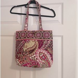 Vera bradley pink paisley tote